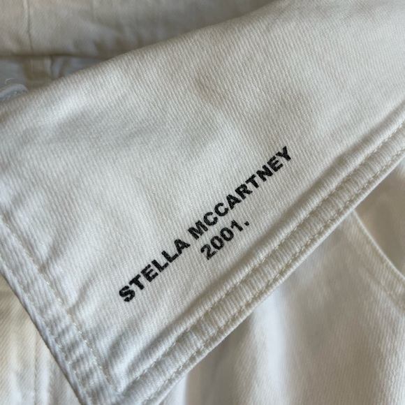 Stella McCartney white high waist short 28 Y2K - Picture 2 of 5